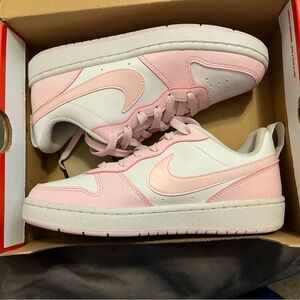 Nike Women's Sneakers - Pink and White